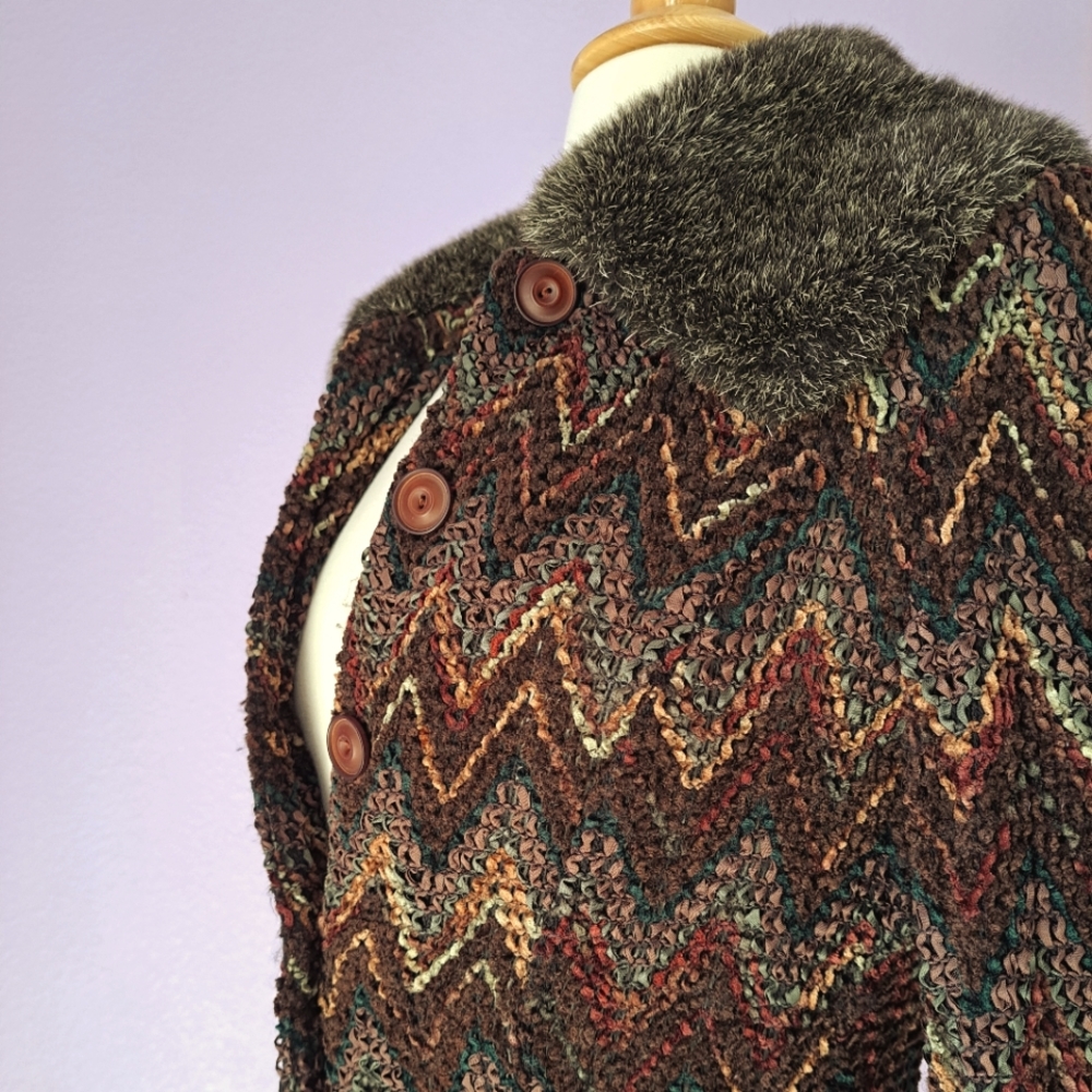 ANNA SUI Button Up Sweater